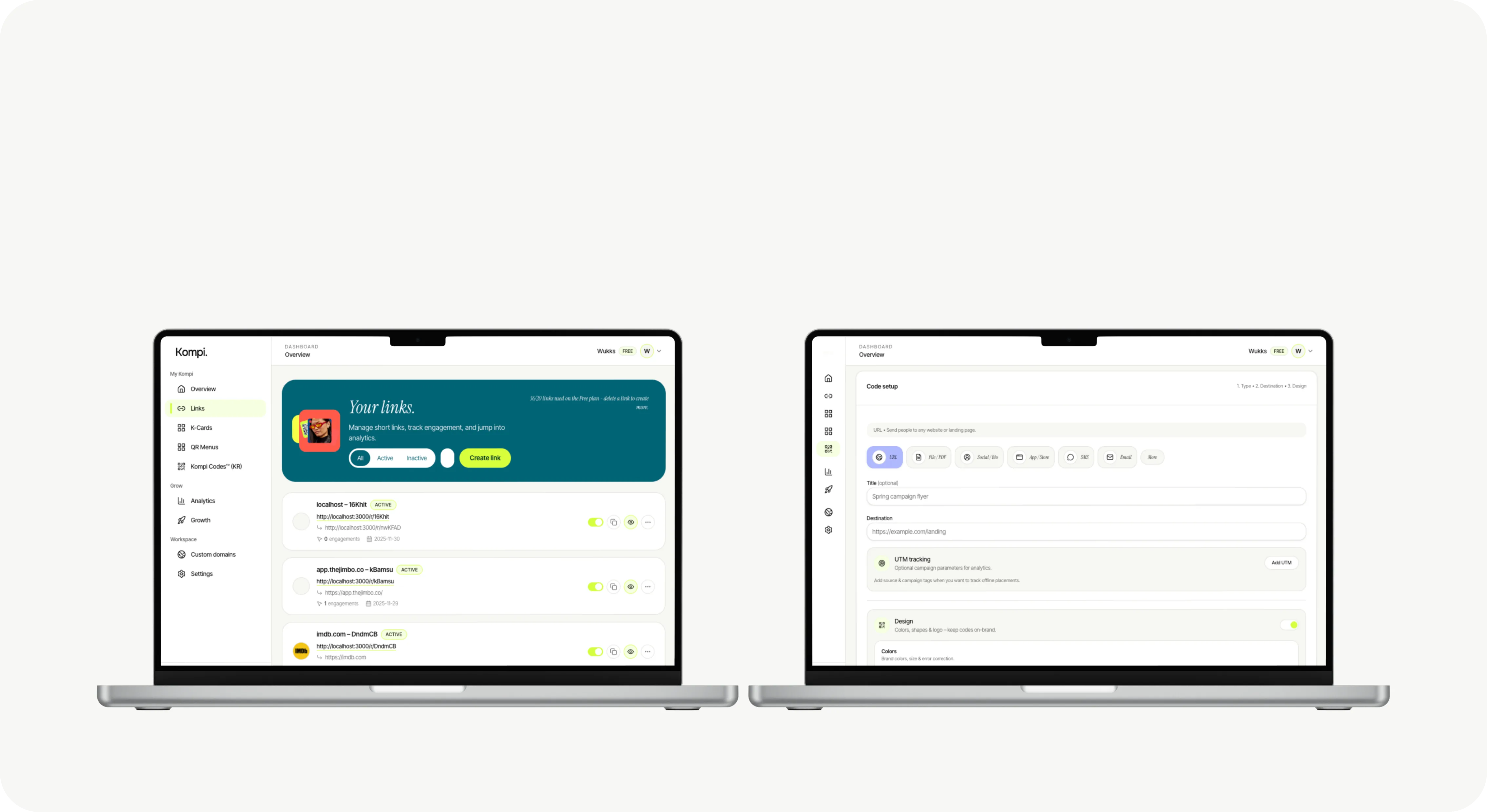 Kompi — deck slide