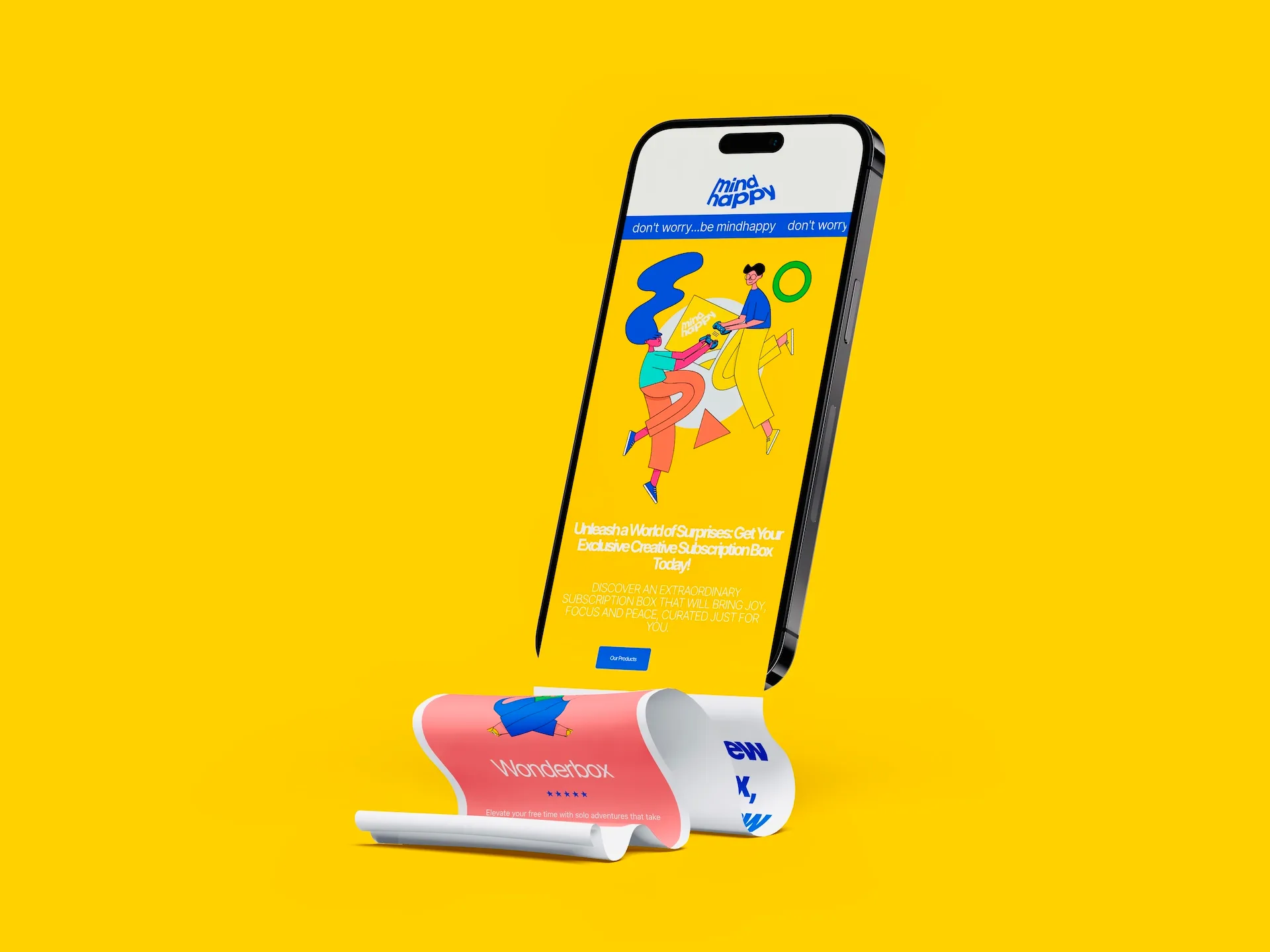 MindHappy · Brand & web refresh