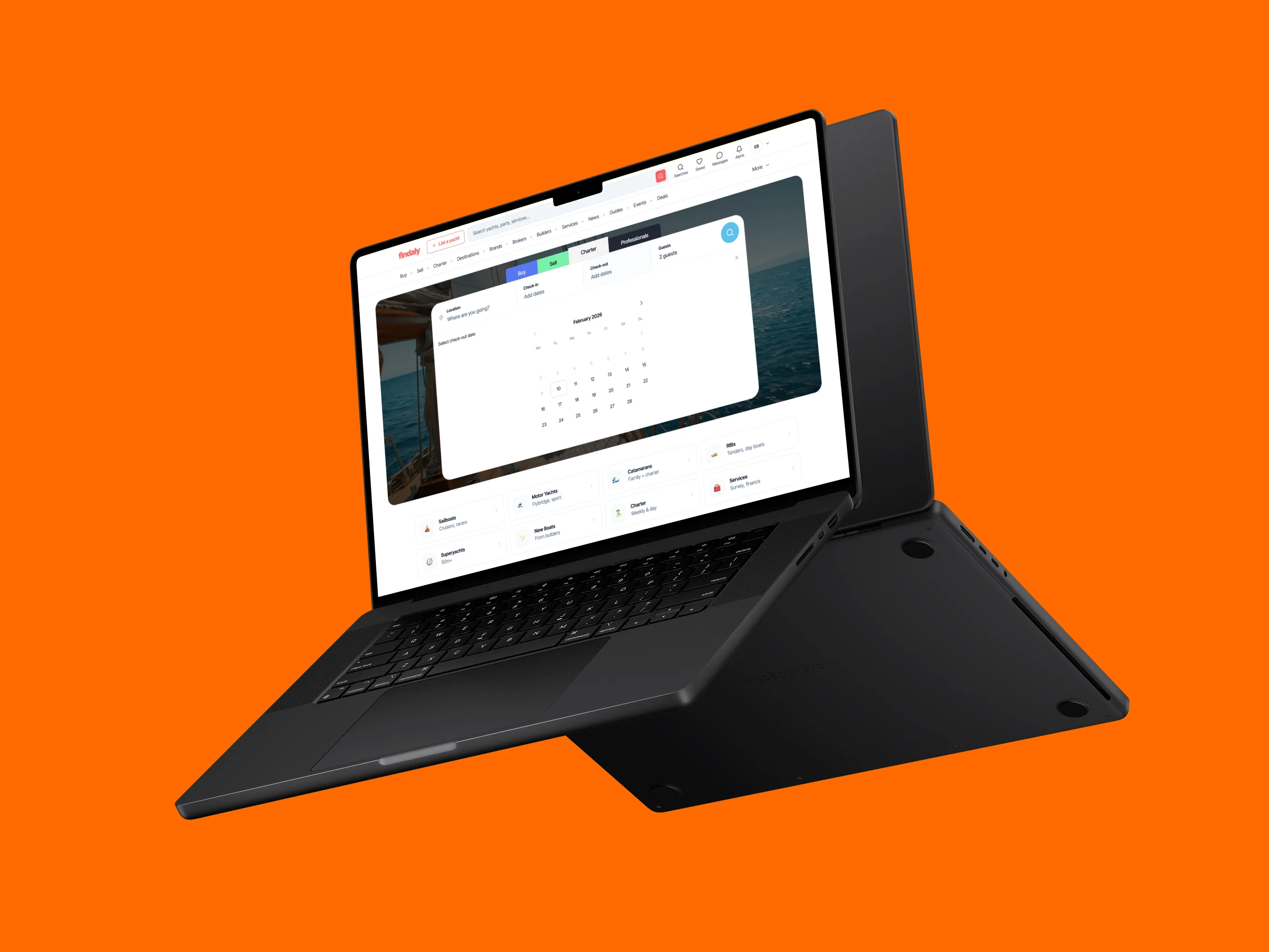 Findaly platform layout