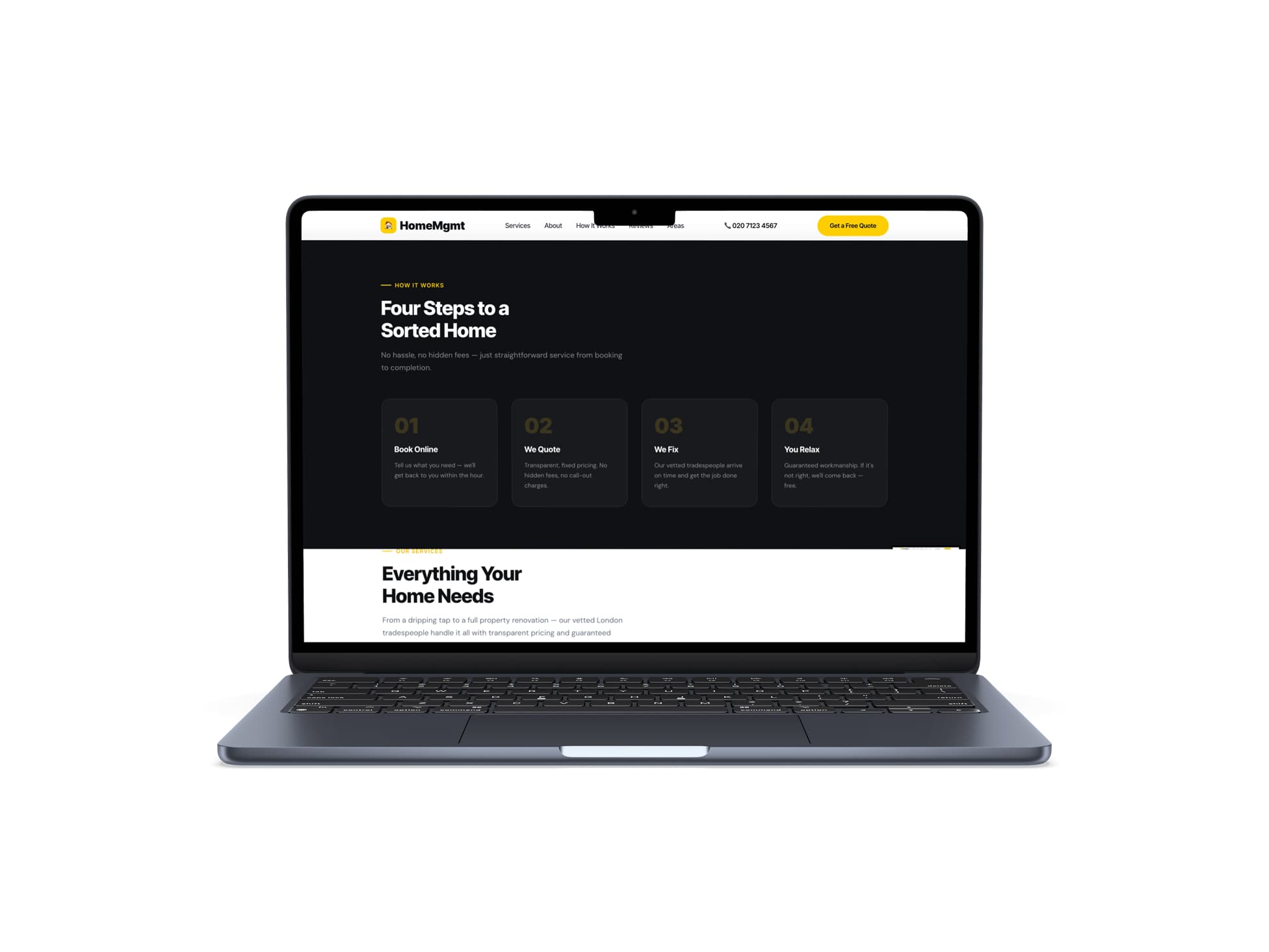 HomeMgmt — Build Your Project intake