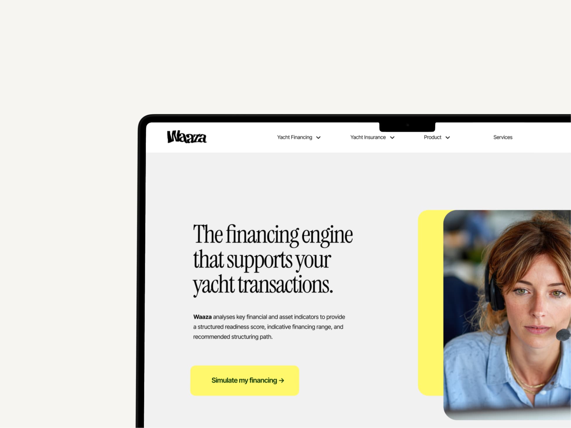 Waaza — UI credibility