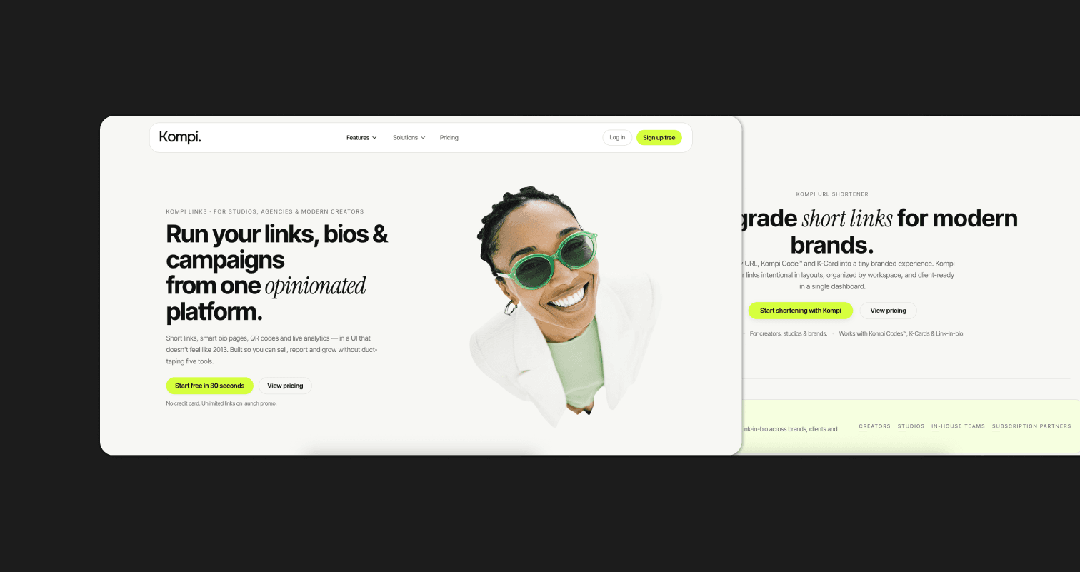 Kompi closing visual